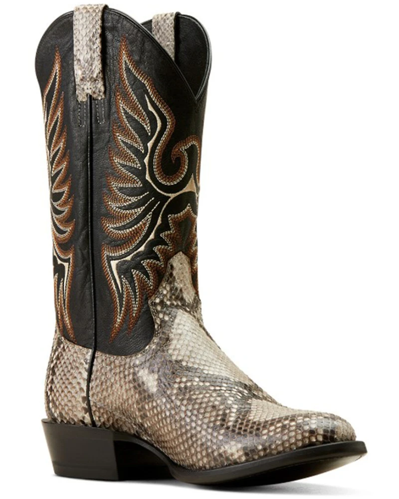 Ariat Men's Slick Exotic Python Western Boots - Round Toe