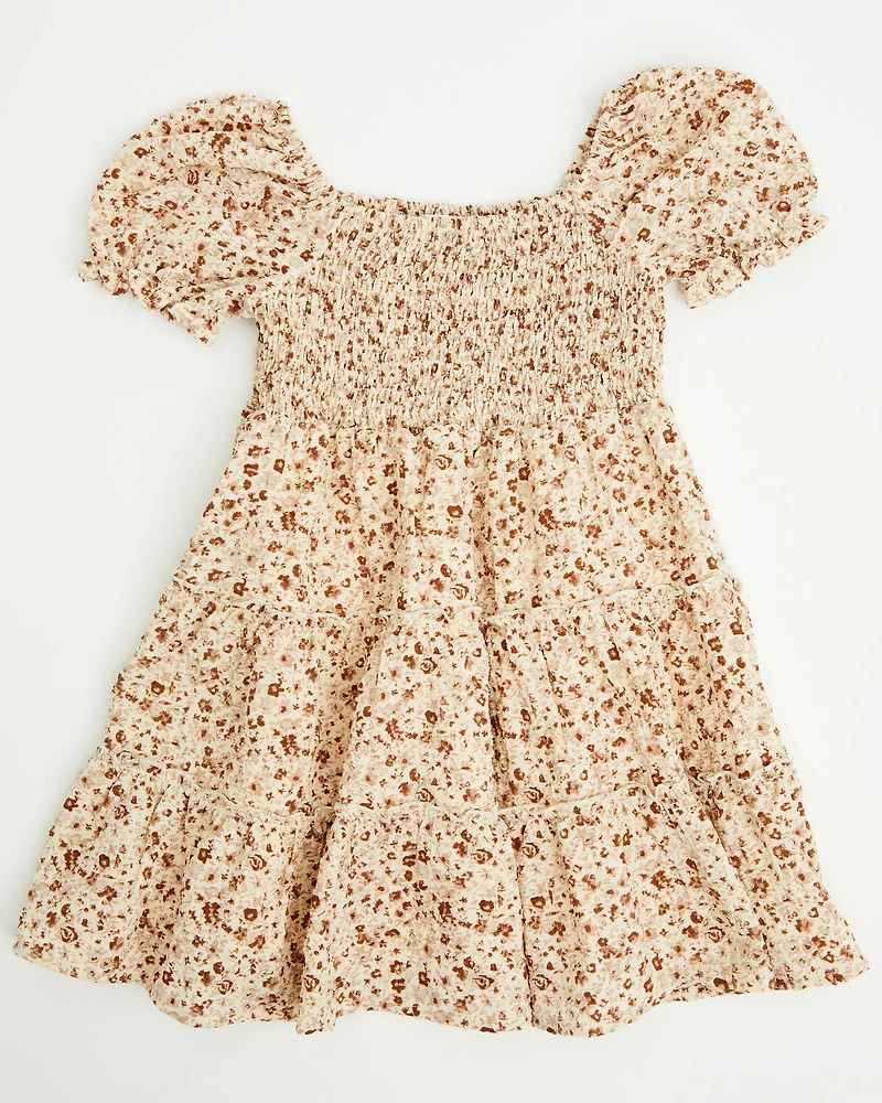 Yura Toddler Girls' Floral Print Dress
