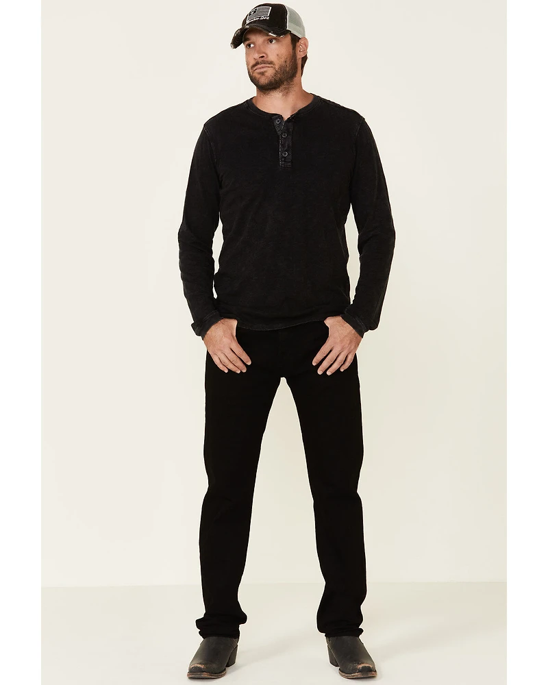 Levi's Men's 501 Black Original Fit Stretch Straight Jeans
