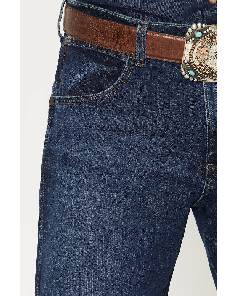 Wrangler Retro Men's 88MWZ Ozark Dark Wash Slim Straight Stretch Denim Jeans