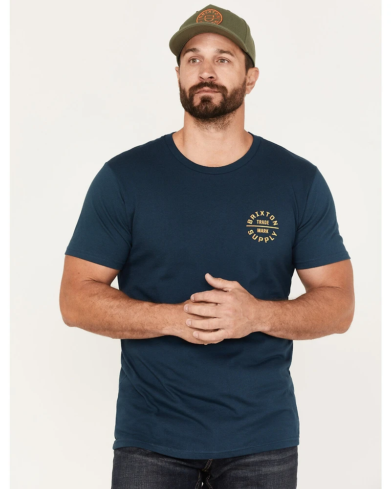 Brixton Men's Oath Logo Short Sleeve Graphic T-Shirt