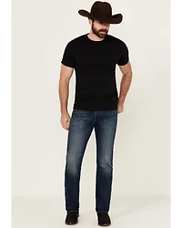 Levi's Men's 501 Unicycle Dark Wash Original Fit Straight Leg Stretch Denim Jeans