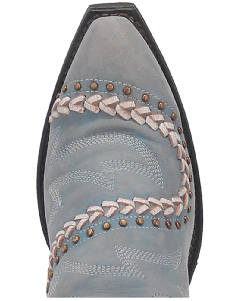 Laredo Women's Fancy Leather Western Boot - Snip Toe