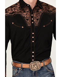 Scully Men's Embroidered Gunfighter Shirt - Big