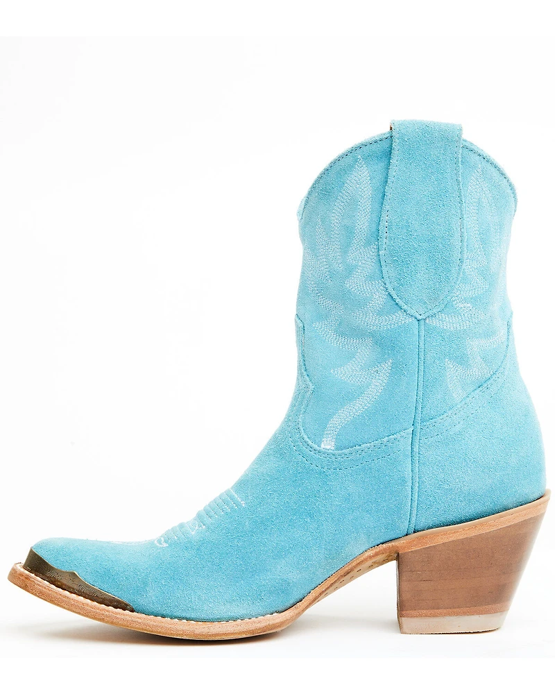 Idyllwind Women's Wheels Suede Fashion Western Booties - Round Toe
