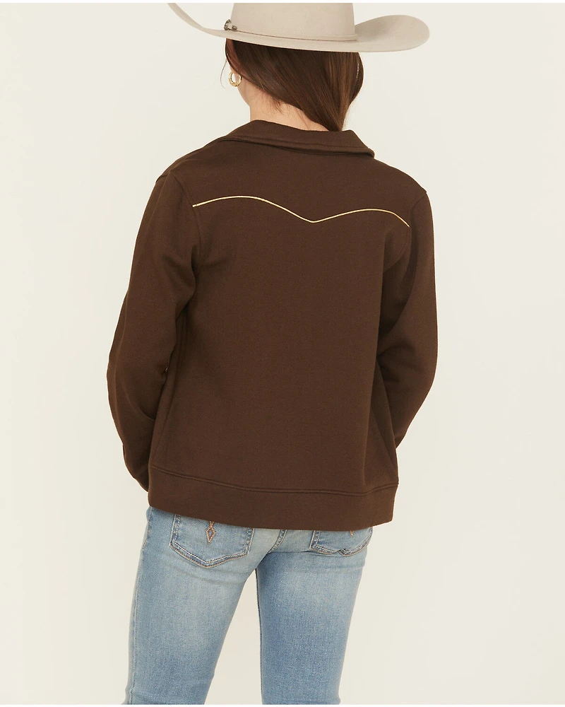 Cruel Girl Girls' Boot Stitch Embroidered Bomber Jacket