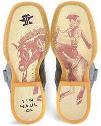 Tin Haul Men's Bricks And Stones Western Boots - Broad Square Toe