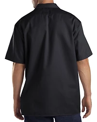 Dickies Men's Solid Short Sleeve Folded Work Shirt
