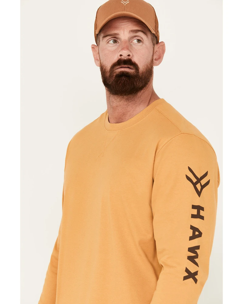 Hawx Men's Season Logo Long Sleeve Work Shirt
