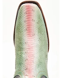 Dan Post Women's Exotic Watersnake Skin Western Boots - Square Toe
