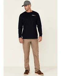 Wrangler FR Men's Flag Back Graphic Long Sleeve Work T-Shirt - Big