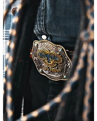 Montana Silversmiths X Ian Munsick Eagle Feather Belt Buckle