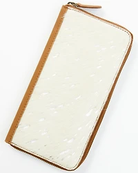 Shyanne Women's Foil Hair-On Wallet