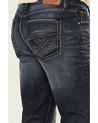 Moonshine Spirit Men's Wheelhouse Wash Decker Slim Straight Stretch Denim Jeans
