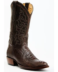 Cody James Men's Exotic Ostrich Leg Western Boots - Round Toe