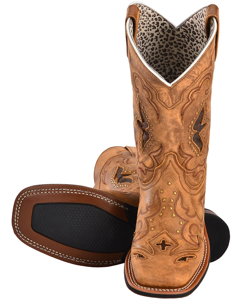 Laredo Women's Spellbound Western Performance Boots - Broad Square Toe