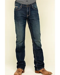 Cinch Men's Ian Rigid Dark Slim Bootcut Jeans