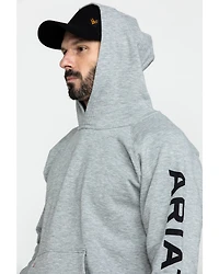 Ariat Men's FR Primo Fleece Logo Hooded Work Sweatshirt