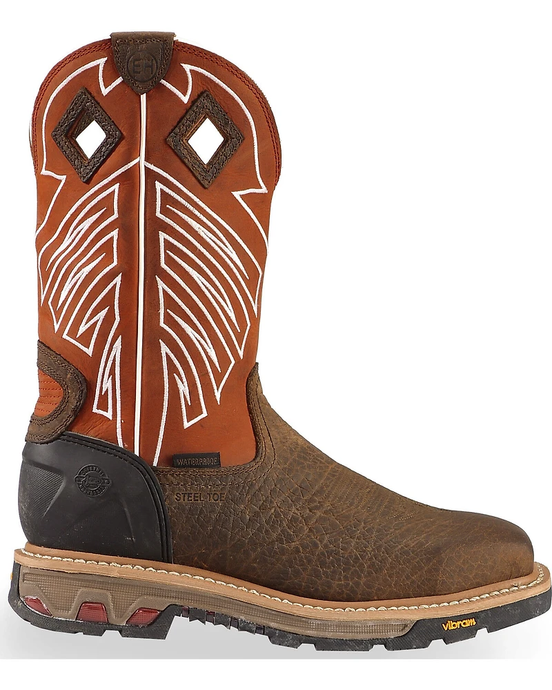 Justin Men's Waterproof Commander-X5 Steel Toe Work Boots