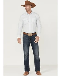 Gibson Men's Fine Vine Stripe Long Sleeve Snap Western Shirt