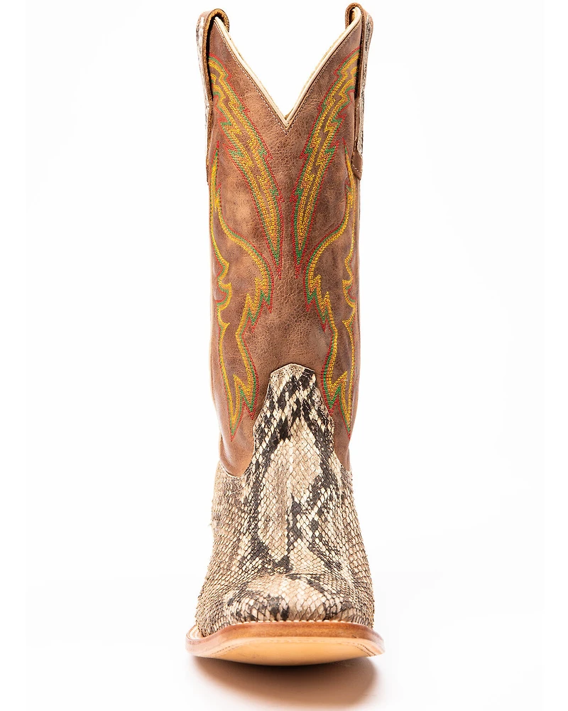 Cody James Men's Exotic Python Western Boots - Broad Square Toe