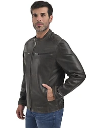 Frye Men's Fryce Racer Leather Jacket