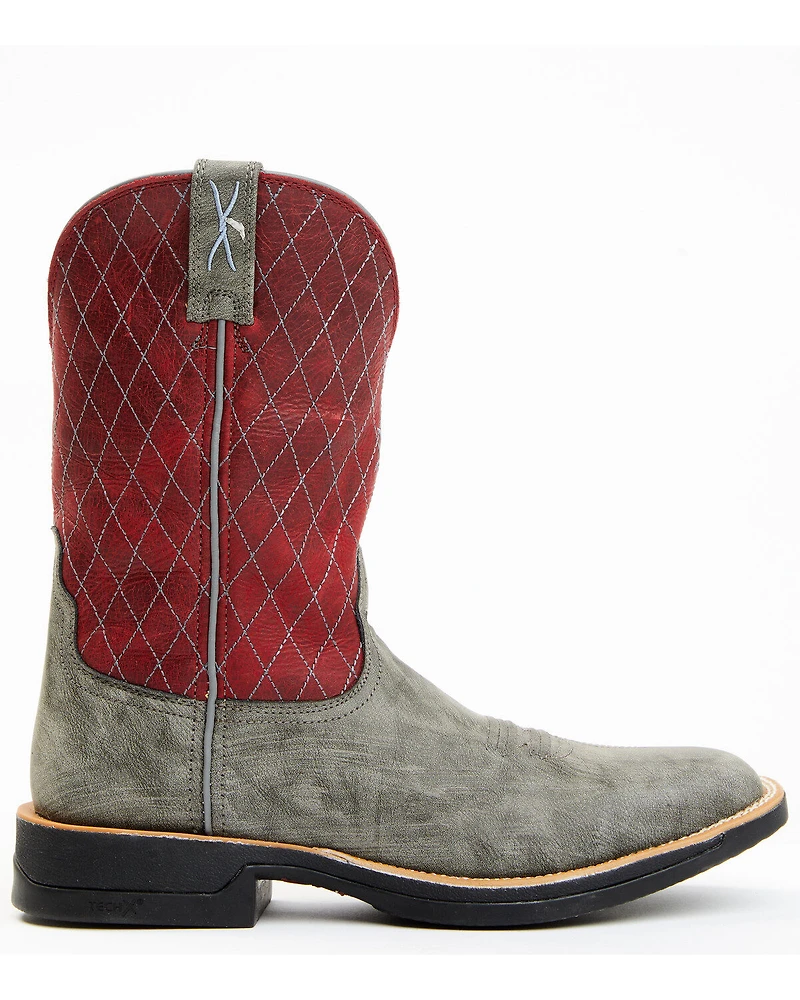 Twisted X Men's Tech Performance Western Boot - Broad Square Toe