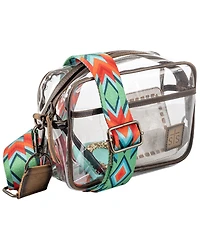 STS Ranchwear by Carroll Women's Lucy Clear Stadium Crossbody Bag