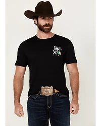Cowboy Hardware Men's Mexico Flag Short Sleeve Graphic T-Shirt