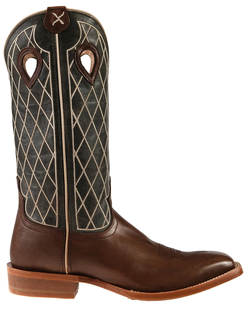 Twisted X Men's Rough Stock Western Boots - Broad Square Toe