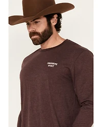 Moonshine Spirit Men's Whiskey Nights Long Sleeve Graphic T-Shirt