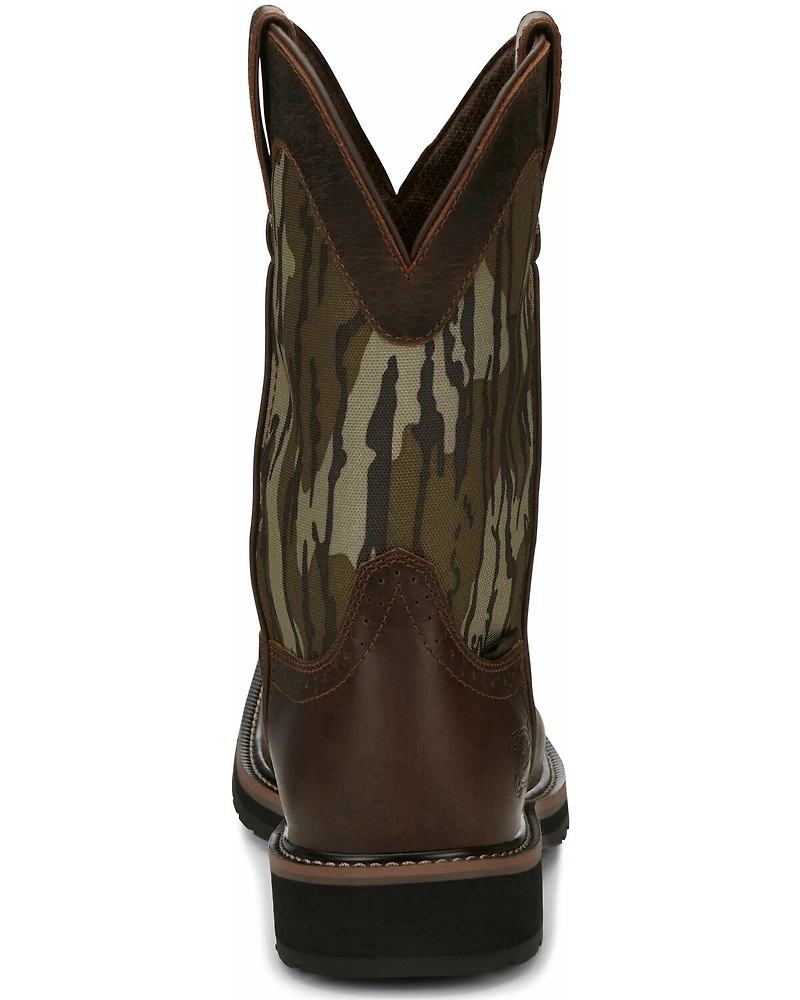 Justin Men's Trekker Waterproof Western Work Boots - Soft Toe