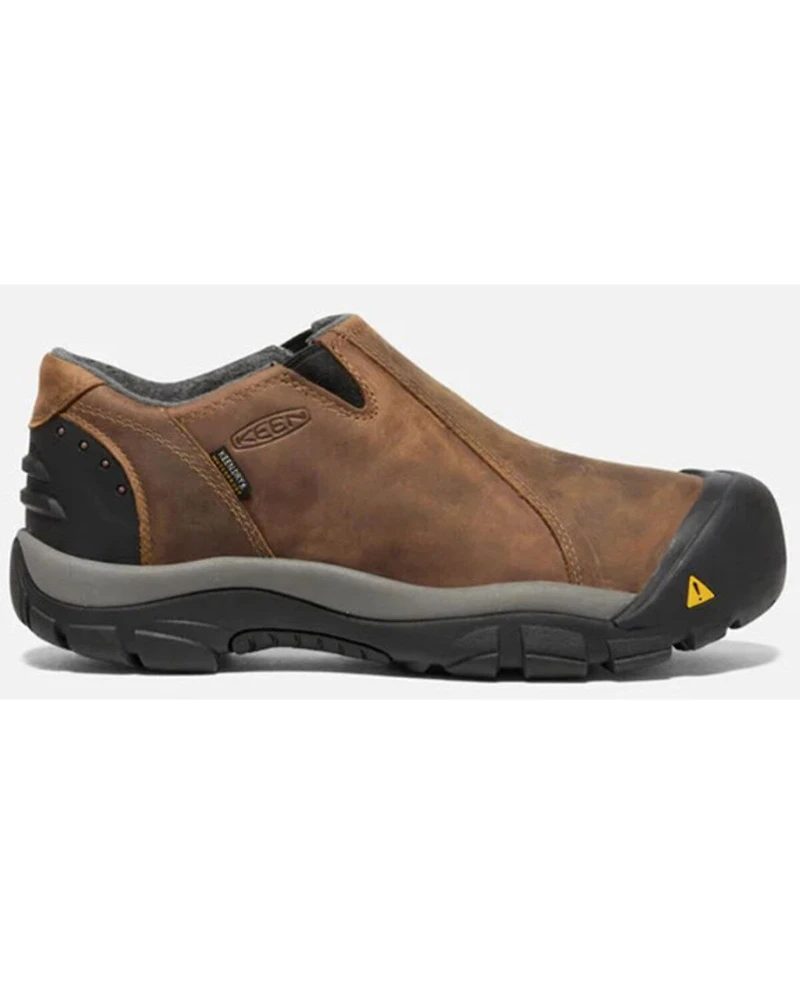 Keen Men's Brixen Low Waterproof Slip-On Insulated Work Shoes - Soft Toe
