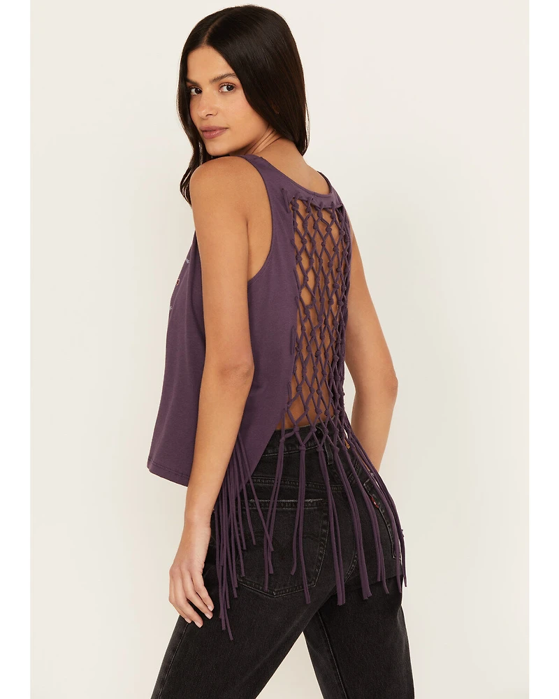 Shyanne Women's Cage Back Graphic Tank
