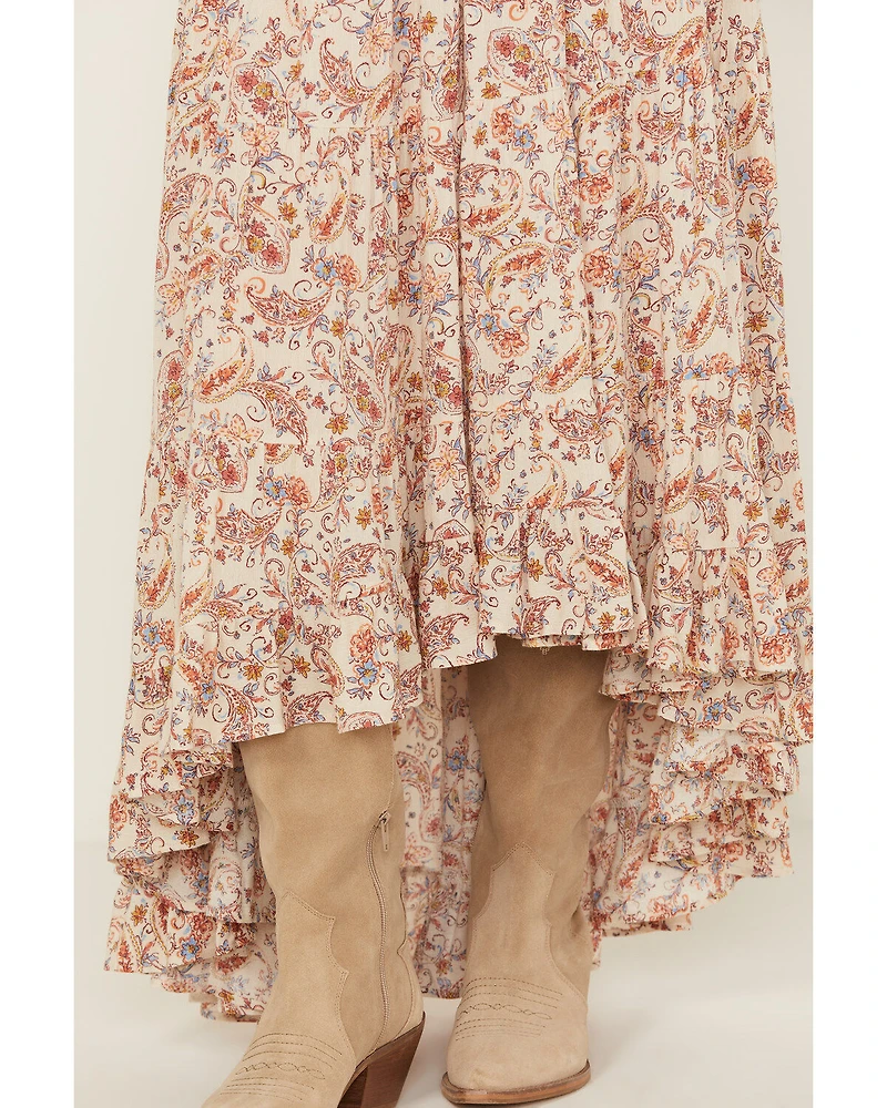 Wild Moss Women's Floral Print Skirt