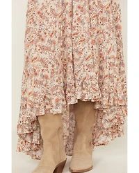 Wild Moss Women's Floral Print Skirt