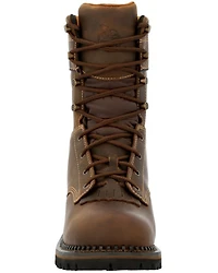 Georgia Boot Men's 9" AMP LT Logger Insulated Waterproof Work Boots - Composite Toe