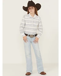Ariat Girls' Light Wash Trouser Stretch Denim Jeans
