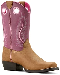 Ariat Girls' Futurity Western Boots - Broad Square Toe