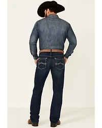 Ariat Men's M4 Barstow Denali Dark Wash Stretch Relaxed Straight Jeans