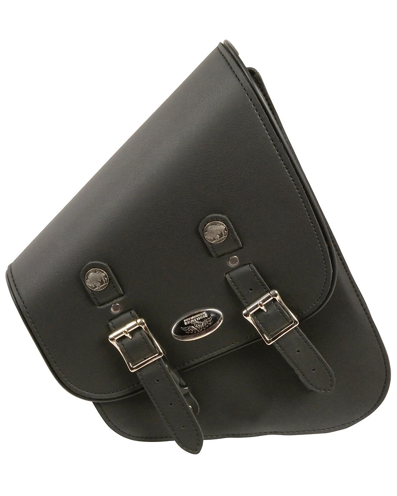 Milwaukee Leather Left Side Tall Slanted Swing Arm Bag