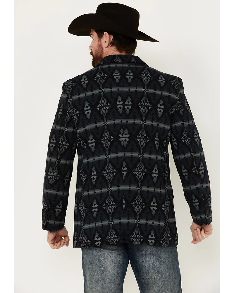 Rock & Roll Denim Men's Southwestern Print Modern Fit Sportcoat