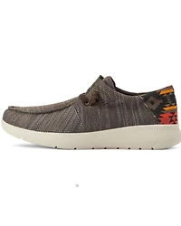 Ariat Men's Heathered Southwestern Print Casual Hilo - Moc Toe