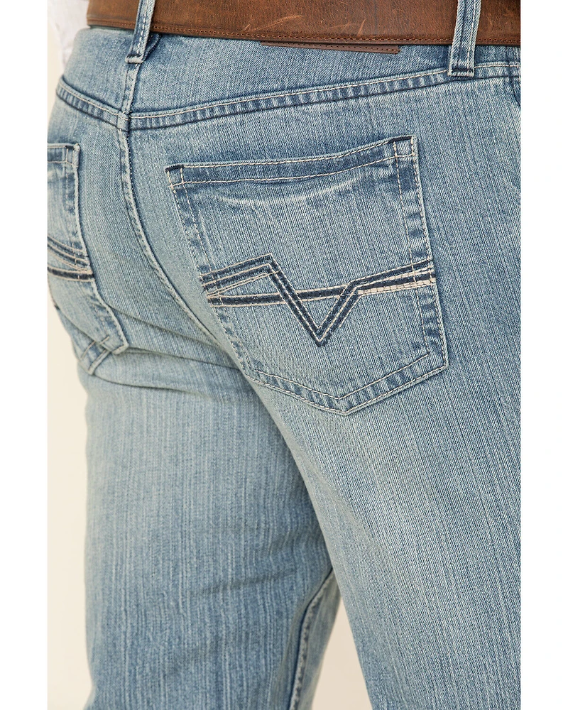 Cody James Men's Crupper Wash Jackson Slim Straight Stretch Denim Jeans