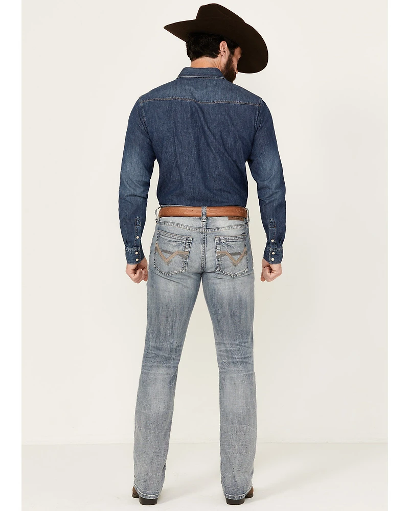 Cody James Men's Stampede Wash Jackson Slim Straight Stretch Denim Jeans
