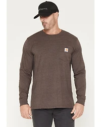 Carhartt Men's Relaxed Fit Heavyweight Long Sleeve Pocket Graphic Work Shirt