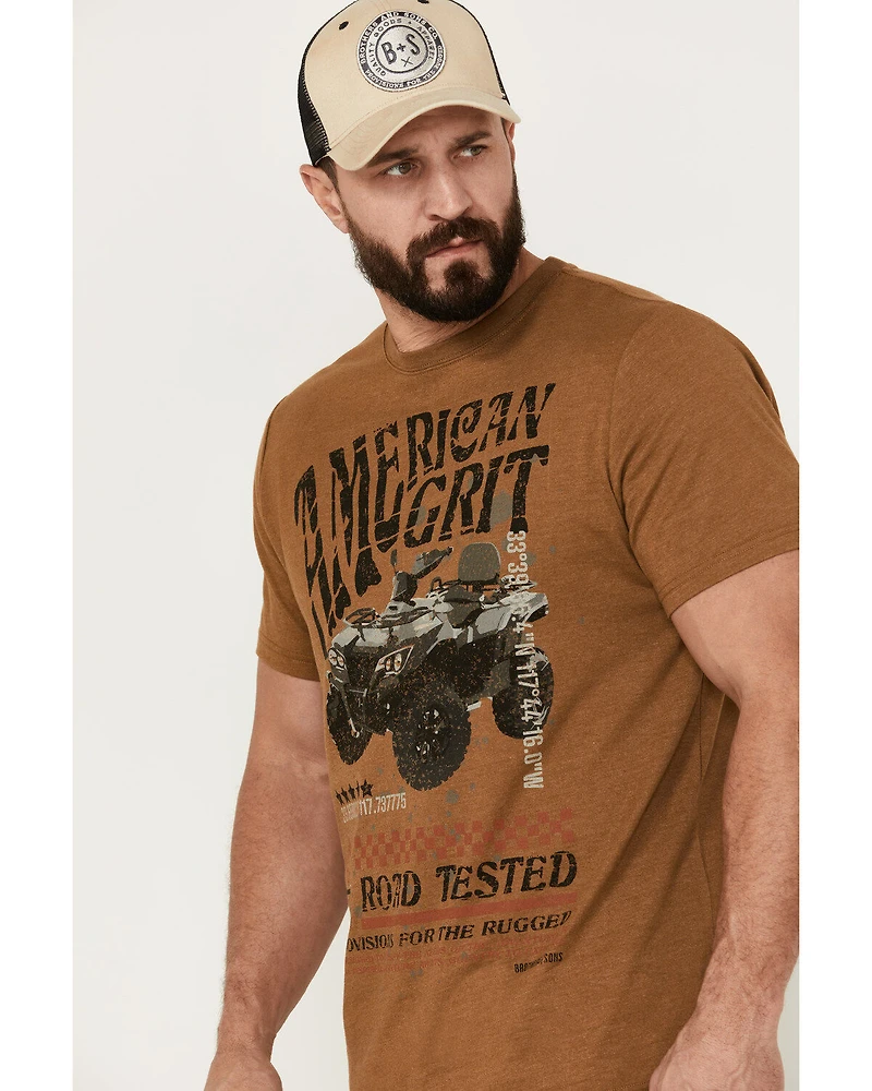 Brothers and Sons Men's American Grit Short Sleeve Graphic T-Shirt