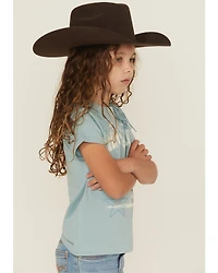 Shyanne Girls' Cowgirl Era Fringe Short Sleeve Graphic Tee