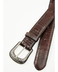 Cody James Men's Exotic Lizard Belt