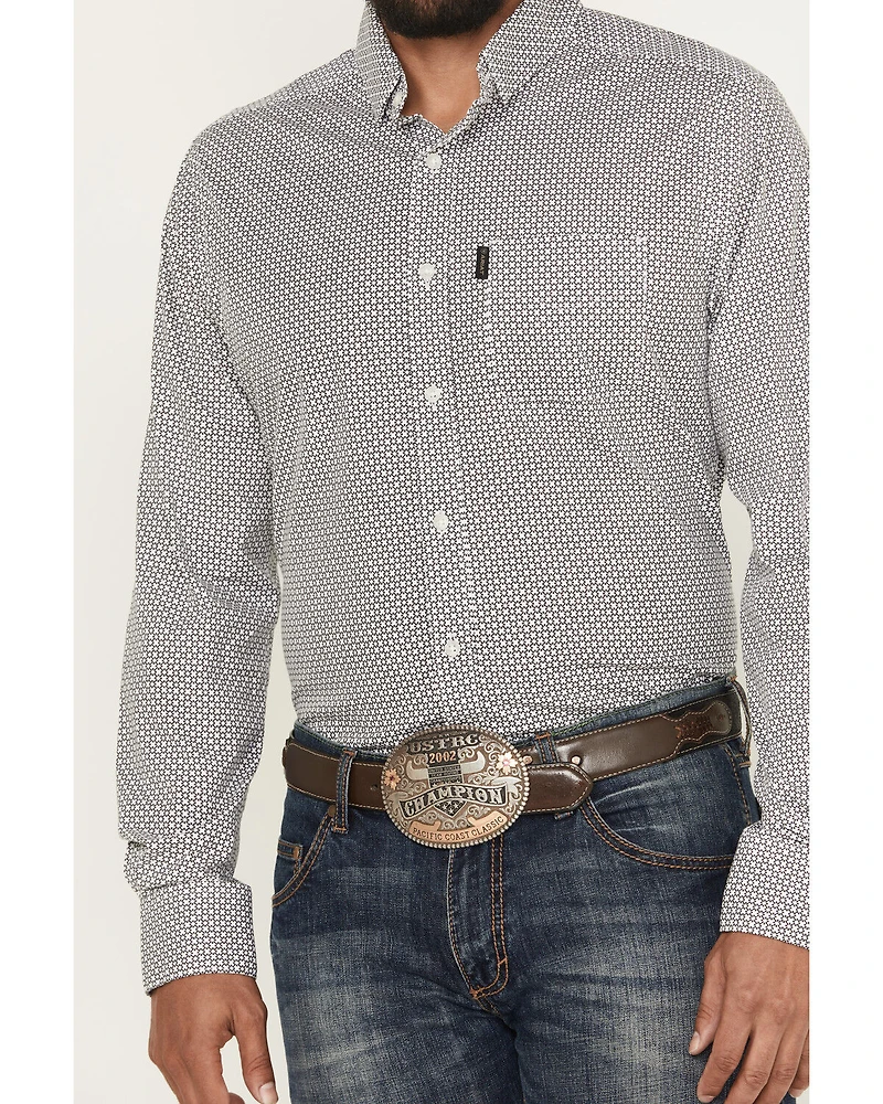 Ariat Men's Meyer Floral Print Long Sleeve Button-Down Western Shirt